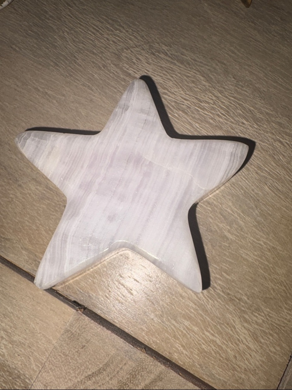 Crystal carved star